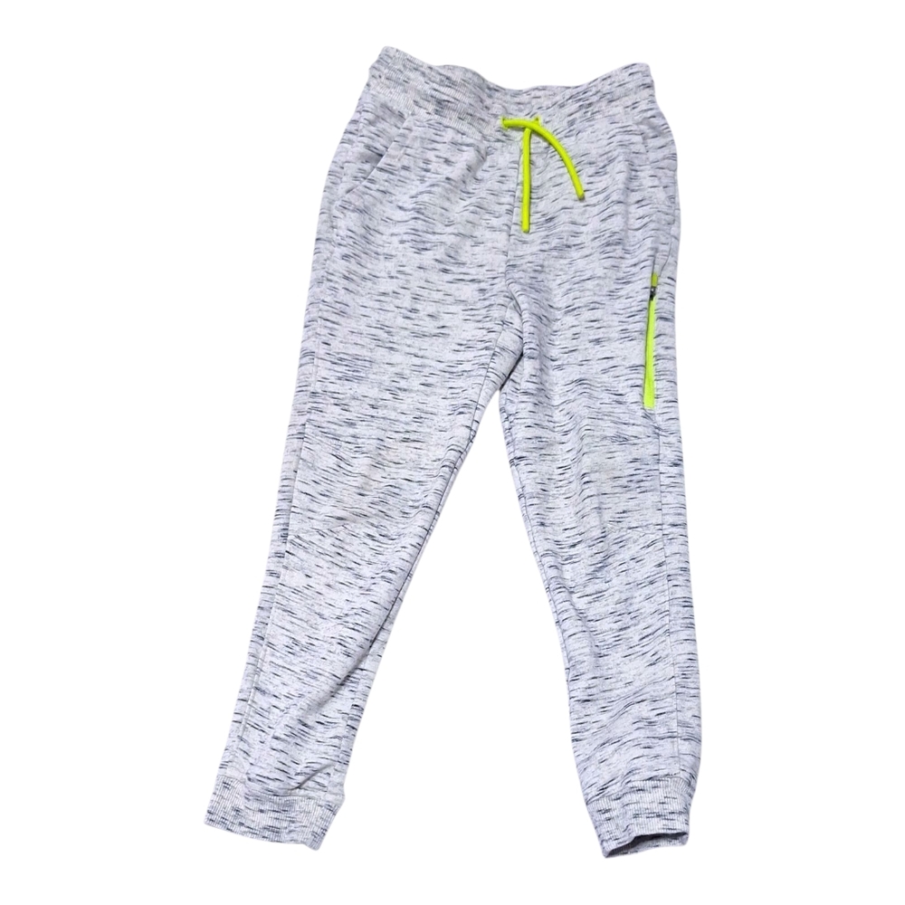 All in Motion Kids Heathered Joggers with Neon Drawstring